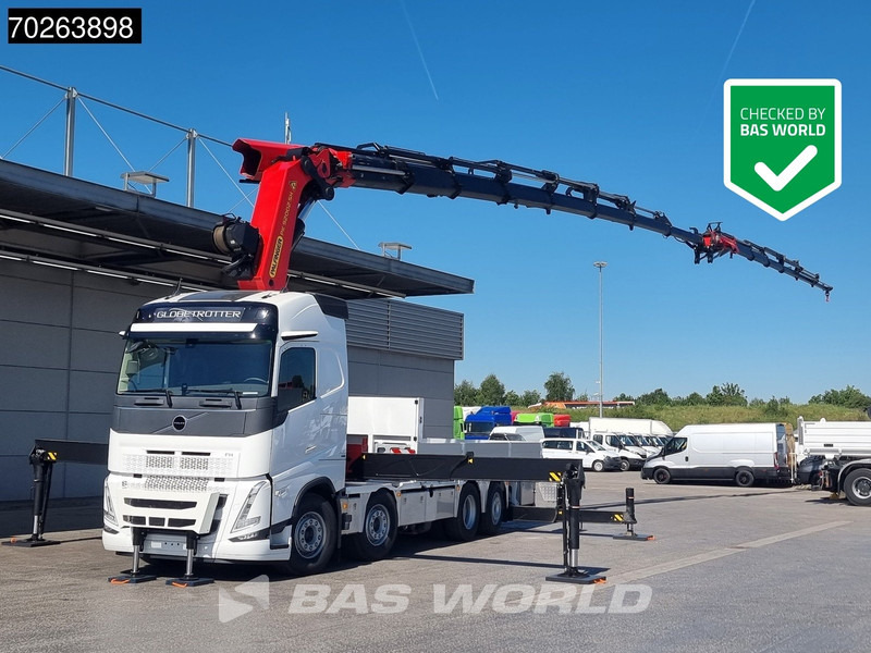 Volvo FH 500 8X2 NEW! Palfinger PK92002 SH 8+6 JIB Crane Kran Winch Lift-Lenkachse Navi - Kamion me karroceri të hapur, Kamion me vinç: foto 1 Volvo FH 500 8X2 NEW! Palfinger PK92002 SH 8+6 JIB Crane Kran Winch Lift-Lenkachse Navi - Kamion me karroceri të hapur, Kamion me vinç: foto 1