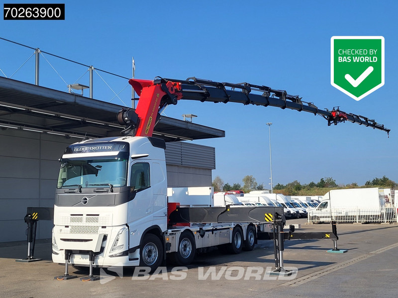 Volvo FH 500 8X2 Palfinger PK110002 SH Crane + Fly-Jib Winch VEB+ Euro 6 - Kamion me karroceri të hapur, Kamion me vinç: foto 1 Volvo FH 500 8X2 Palfinger PK110002 SH Crane + Fly-Jib Winch VEB+ Euro 6 - Kamion me karroceri të hapur, Kamion me vinç: foto 1