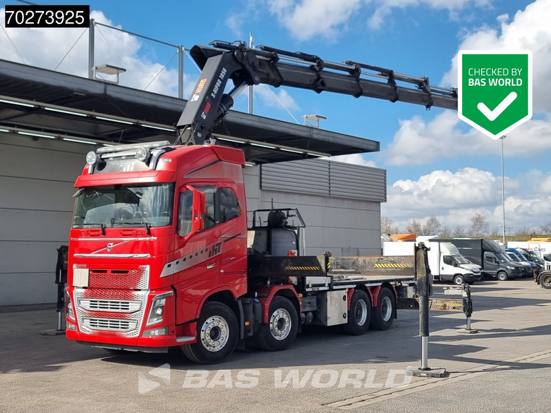 Volvo FH16 650 8X4 Hiab X-HIPRO 1058EP-6 Kran Crane ADR Lift+Lenkachse Euro 6 - Kamion me karroceri të hapur, Kamion me vinç: foto 1 Volvo FH16 650 8X4 Hiab X-HIPRO 1058EP-6 Kran Crane ADR Lift+Lenkachse Euro 6 - Kamion me karroceri të hapur, Kamion me vinç: foto 1
