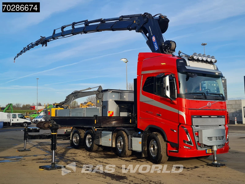 Volvo FH16 650 FH16 8X2 NL-Truck HMF 7020K-RCS Crane + Jib Lift+Steering-Axle Navi LED - Kamion me karroceri të hapur, Kamion me vinç: foto 3 Volvo FH16 650 FH16 8X2 NL-Truck HMF 7020K-RCS Crane + Jib Lift+Steering-Axle Navi LED - Kamion me karroceri të hapur, Kamion me vinç: foto 3