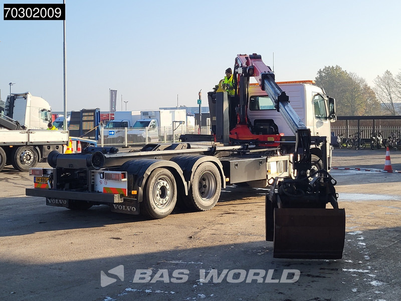 Kamion vetëngarkues, Kamion me vinç Volvo FM 330 FM 6X2 Palfinger Epsilon Z-Crane VDL Hook Lift+Steering Axle: foto 6