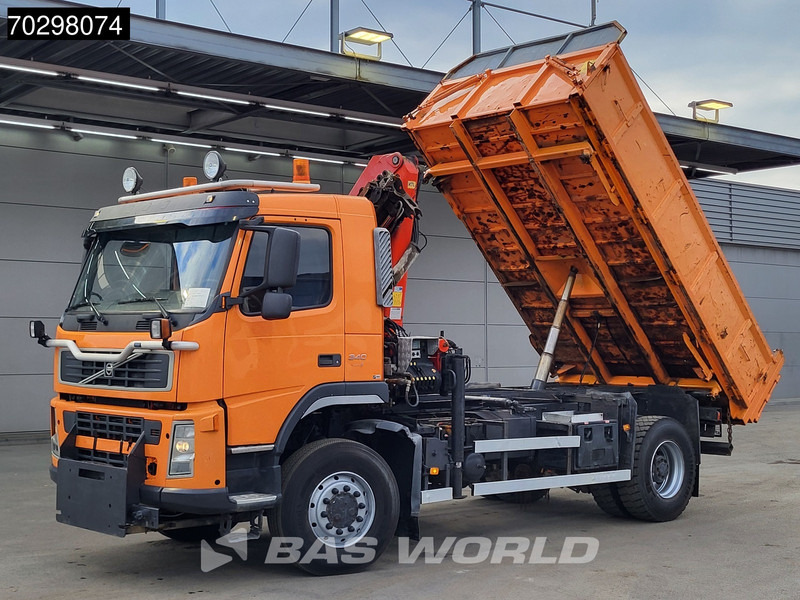 Volvo FM 340 FM 4X4 4x4 Crane Palfinger PK10501 Tipper Big-Axle Full Steel - Kamion vetëshkarkues, Kamion me vinç: foto 3 Volvo FM 340 FM 4X4 4x4 Crane Palfinger PK10501 Tipper Big-Axle Full Steel - Kamion vetëshkarkues, Kamion me vinç: foto 3