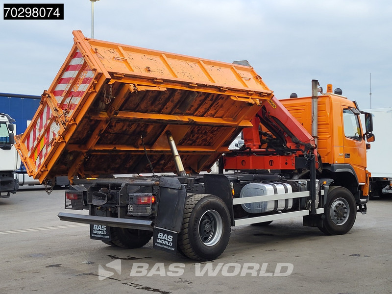 Volvo FM 340 FM 4X4 4x4 Crane Palfinger PK10501 Tipper Big-Axle Full Steel - Kamion vetëshkarkues, Kamion me vinç: foto 2 Volvo FM 340 FM 4X4 4x4 Crane Palfinger PK10501 Tipper Big-Axle Full Steel - Kamion vetëshkarkues, Kamion me vinç: foto 2