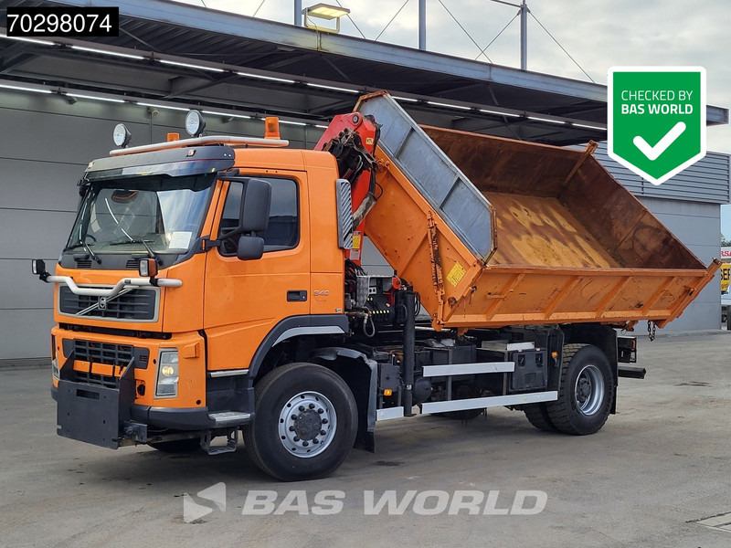 Volvo FM 340 FM 4X4 4x4 Crane Palfinger PK10501 Tipper Big-Axle Full Steel - Kamion vetëshkarkues, Kamion me vinç: foto 1 Volvo FM 340 FM 4X4 4x4 Crane Palfinger PK10501 Tipper Big-Axle Full Steel - Kamion vetëshkarkues, Kamion me vinç: foto 1