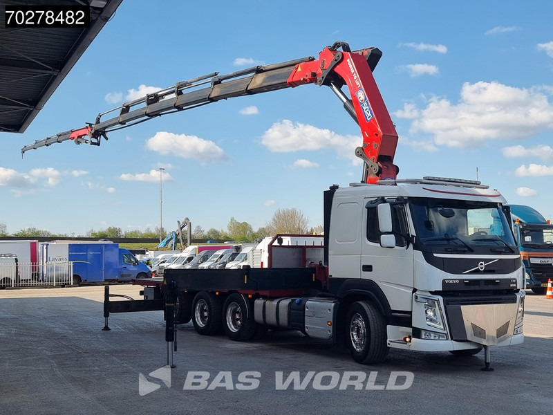 Volvo FM 500 8X4 HMF5020 K6 + Fly Jib Lift+Lenkachse Crane Kran Euro 6 - Kamion me karroceri të hapur, Kamion me vinç: foto 3 Volvo FM 500 8X4 HMF5020 K6 + Fly Jib Lift+Lenkachse Crane Kran Euro 6 - Kamion me karroceri të hapur, Kamion me vinç: foto 3