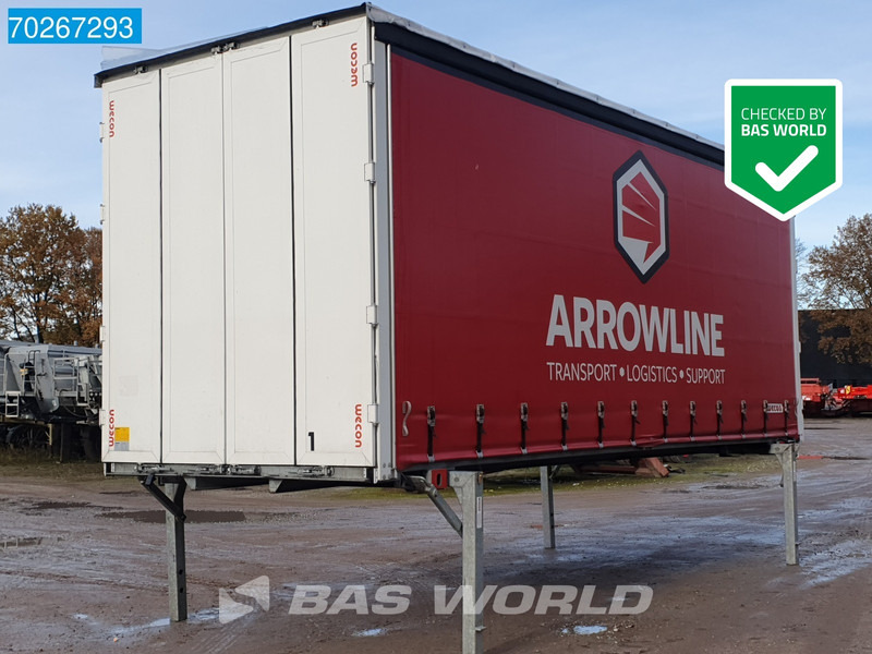 Wecon WPR 715 SG 6X2 Durchladesysteem 20FT / BDF / Wecon / Wechselbrücke - Karroceri e ndërrueshme me perde anësore: foto 1 Wecon WPR 715 SG 6X2 Durchladesysteem 20FT / BDF / Wecon / Wechselbrücke - Karroceri e ndërrueshme me perde anësore: foto 1