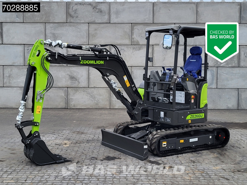 Zoomlion ZE26 GU - Miniekskavator: foto 1 Zoomlion ZE26 GU - Miniekskavator: foto 1