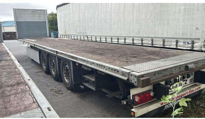 Schmitz 3 ESSIEUX - Gjysmë rimorkio e hapur/ Platformë: foto 1 Schmitz 3 ESSIEUX - Gjysmë rimorkio e hapur/ Platformë: foto 1