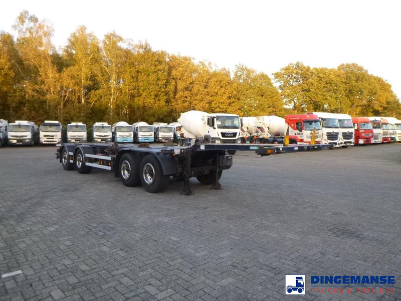 D-Tec 4-axle container combi trailer (2 + 2 axles) - Transportjer kontejnerësh/ Gjysmë rimorkio me karroceri të çmontueshme: foto 2 D-Tec 4-axle container combi trailer (2 + 2 axles) - Transportjer kontejnerësh/ Gjysmë rimorkio me karroceri të çmontueshme: foto 2