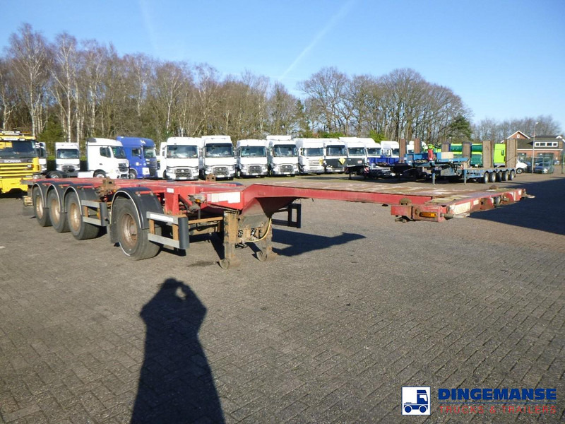D-Tec 4-axle container combi trailer (3 + 1 axles) 20-30-40-45 ft - Transportjer kontejnerësh/ Gjysmë rimorkio me karroceri të çmontueshme: foto 2 D-Tec 4-axle container combi trailer (3 + 1 axles) 20-30-40-45 ft - Transportjer kontejnerësh/ Gjysmë rimorkio me karroceri të çmontueshme: foto 2