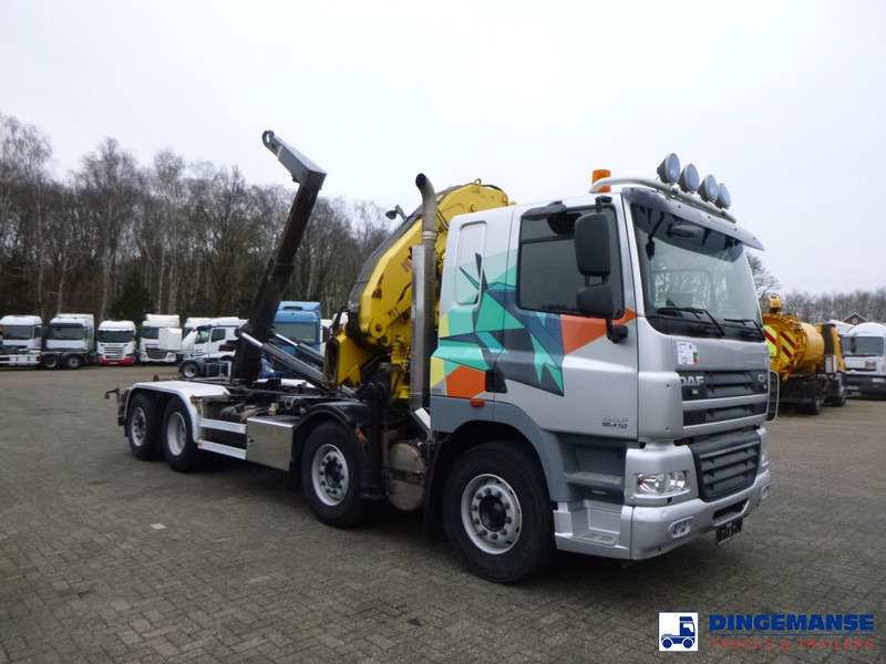 DAF CF 85.410 8x2 Hyva container hook + crane - Kamion me vinç: foto 2 DAF CF 85.410 8x2 Hyva container hook + crane - Kamion me vinç: foto 2