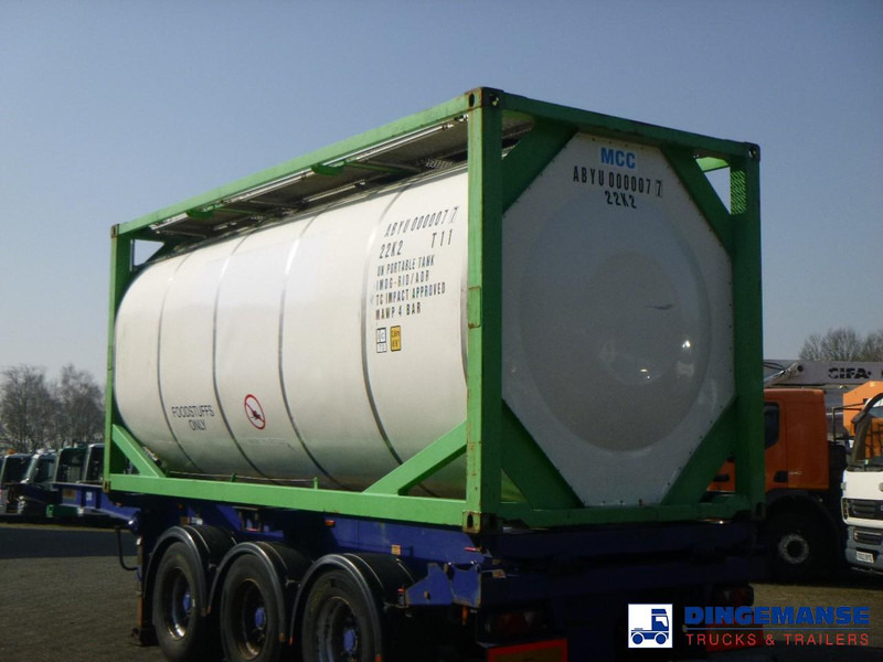 Danteco Food tank container inox 20 ft / 25 m3 / 1 comp - Rezervuari i magazinimit: foto 3 Danteco Food tank container inox 20 ft / 25 m3 / 1 comp - Rezervuari i magazinimit: foto 3