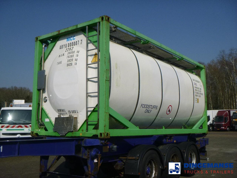 Danteco Food tank container inox 20 ft / 25 m3 / 1 comp - Rezervuari i magazinimit: foto 1 Danteco Food tank container inox 20 ft / 25 m3 / 1 comp - Rezervuari i magazinimit: foto 1