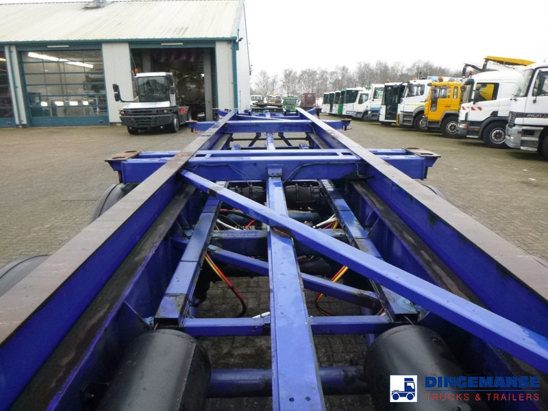 Transportjer kontejnerësh/ Gjysmë rimorkio me karroceri të çmontueshme Dennison Container trailer 20-30-40-45 ft: foto 10