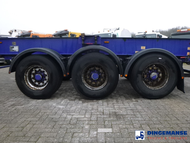 Transportjer kontejnerësh/ Gjysmë rimorkio me karroceri të çmontueshme Dennison Container trailer 20-30-40-45 ft: foto 11