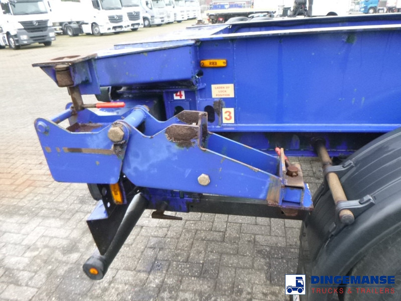 Transportjer kontejnerësh/ Gjysmë rimorkio me karroceri të çmontueshme Dennison Container trailer 20-30-40-45 ft: foto 9