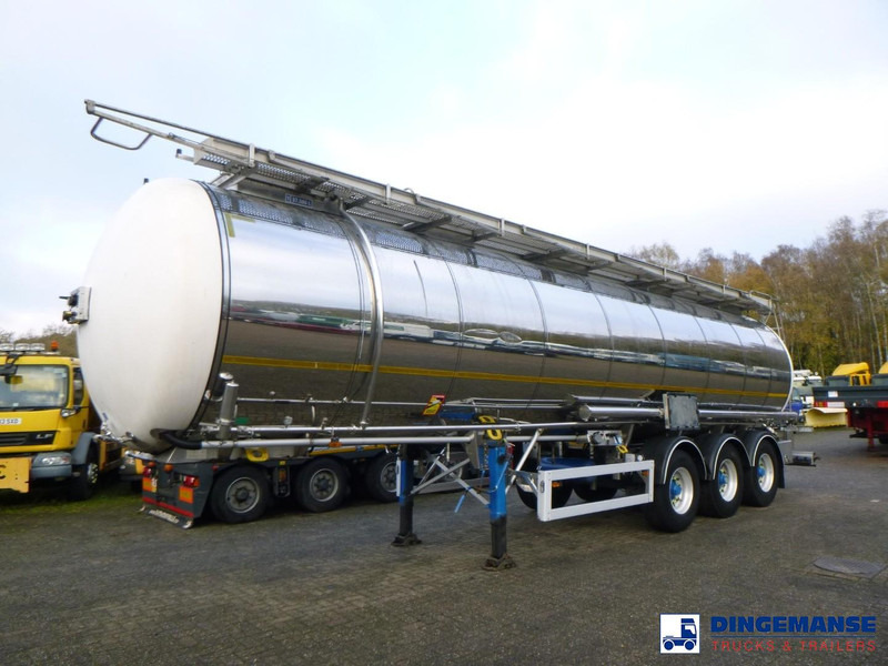 Feldbinder Chemical tank inox L4BH 37.5 m3 / 1 comp - Gjysmë rimorkio me bot: foto 1 Feldbinder Chemical tank inox L4BH 37.5 m3 / 1 comp - Gjysmë rimorkio me bot: foto 1