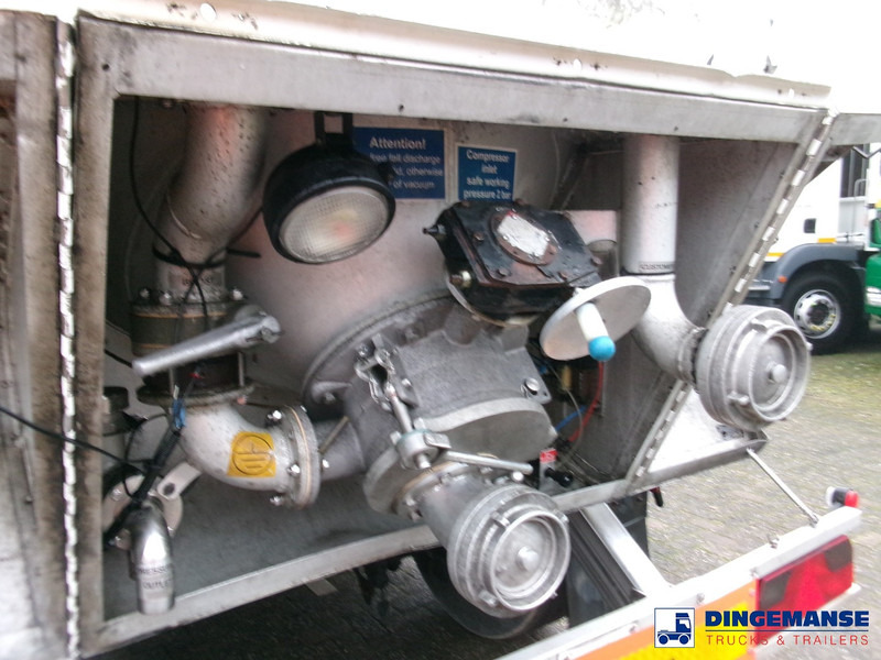 Gjysmë rimorkio me bot Feldbinder Powder tank alu 41 m3 (tipping): foto 12