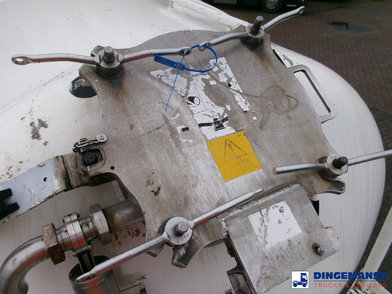 Gjysmë rimorkio me bot Feldbinder Powder tank alu 41 m3 (tipping): foto 16