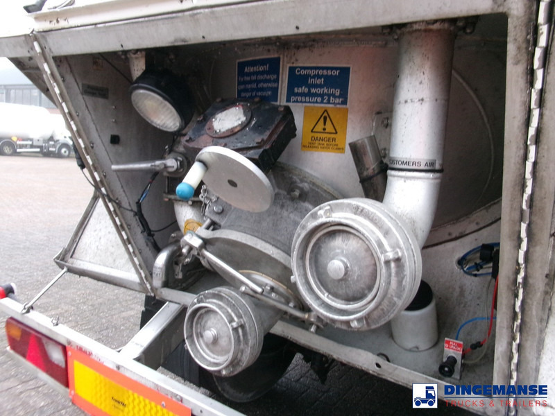 Gjysmë rimorkio me bot Feldbinder Powder tank alu 41 m3 (tipping): foto 13