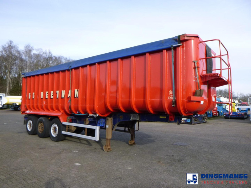 Fruehauf Tipper trailer alu 52 m3 + tarpaulin - Gjysmë rimorkio vetëshkarkuese: foto 2 Fruehauf Tipper trailer alu 52 m3 + tarpaulin - Gjysmë rimorkio vetëshkarkuese: foto 2