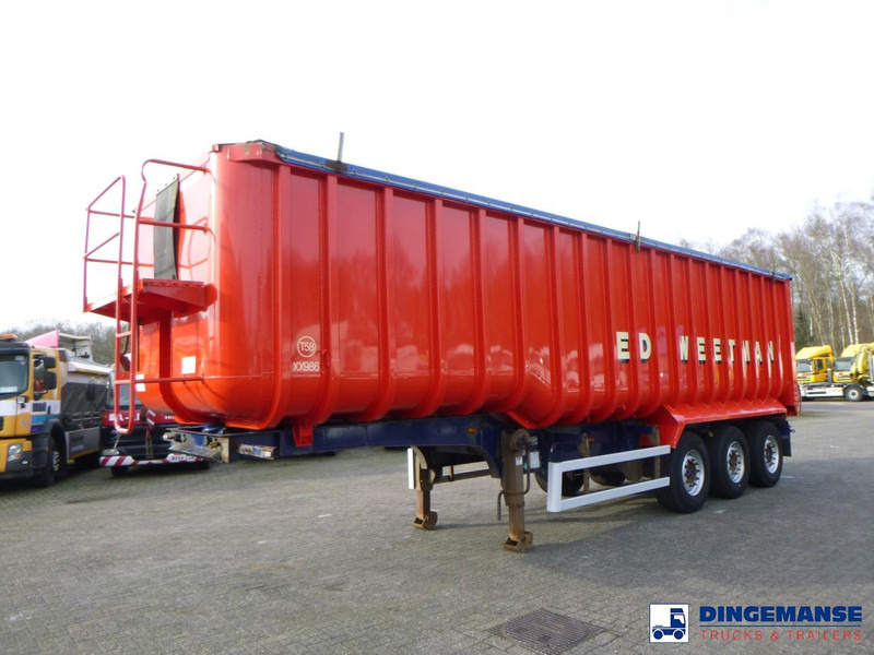 Fruehauf Tipper trailer alu 52 m3 + tarpaulin - Gjysmë rimorkio vetëshkarkuese: foto 1 Fruehauf Tipper trailer alu 52 m3 + tarpaulin - Gjysmë rimorkio vetëshkarkuese: foto 1