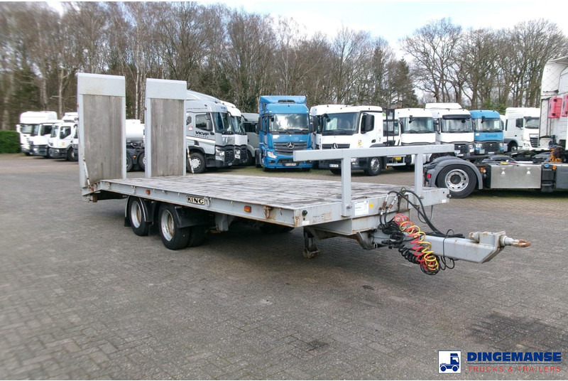 KING 2-axle platform drawbar trailer 14t + ramps - Rimorkio e hapur/ Platformë: foto 2 KING 2-axle platform drawbar trailer 14t + ramps - Rimorkio e hapur/ Platformë: foto 2