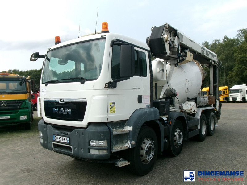 MAN TGS 32.360 8X4 Euro 6 Liebherr concrete mixer 8 m3 + belt - Autobetoniere: foto 1 MAN TGS 32.360 8X4 Euro 6 Liebherr concrete mixer 8 m3 + belt - Autobetoniere: foto 1