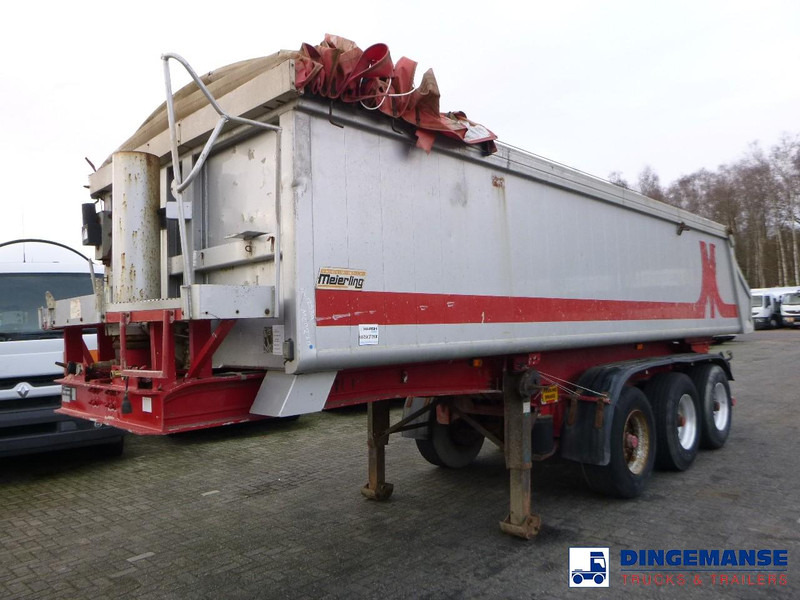 Meierling Tipper trailer alu 21 m3 + tarpaulin - Gjysmë rimorkio vetëshkarkuese: foto 1 Meierling Tipper trailer alu 21 m3 + tarpaulin - Gjysmë rimorkio vetëshkarkuese: foto 1