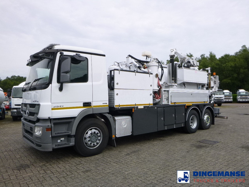 Mercedes-Benz Actros 2541 6x2 RHD E5 Huwer vacuum tank / hydrocureur 12 m3 - Kamion me vakuum: foto 5 Mercedes-Benz Actros 2541 6x2 RHD E5 Huwer vacuum tank / hydrocureur 12 m3 - Kamion me vakuum: foto 5