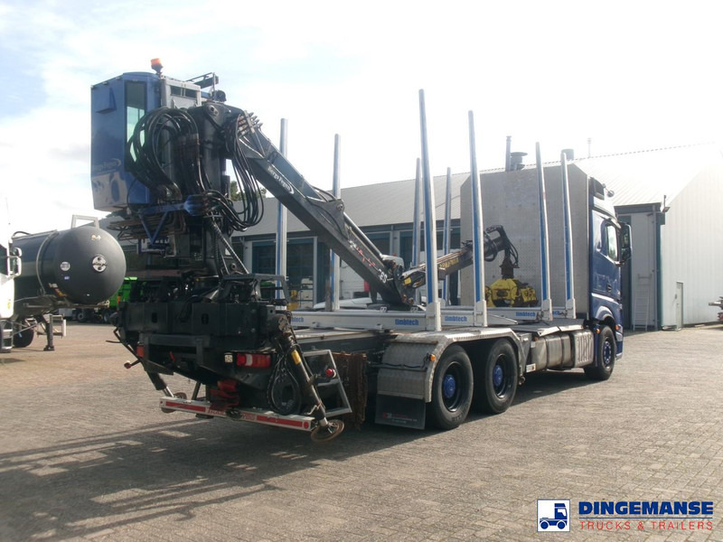 Mercedes-Benz Actros 2663 6x4 Euro 6 loglift F96 crane timber truck - Kamion me vinç: foto 4 Mercedes-Benz Actros 2663 6x4 Euro 6 loglift F96 crane timber truck - Kamion me vinç: foto 4