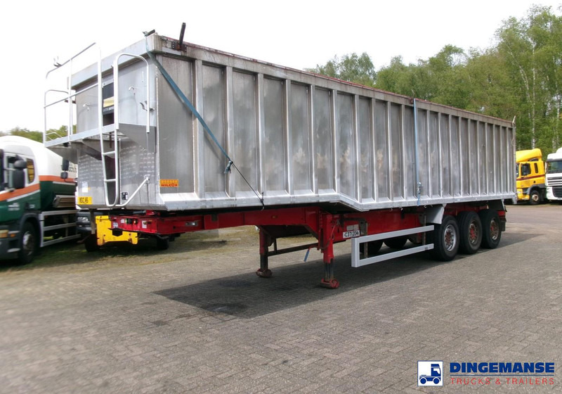 Montracon Tipper trailer alu 55 m3 + tarpaulin - Gjysmë rimorkio vetëshkarkuese: foto 1 Montracon Tipper trailer alu 55 m3 + tarpaulin - Gjysmë rimorkio vetëshkarkuese: foto 1