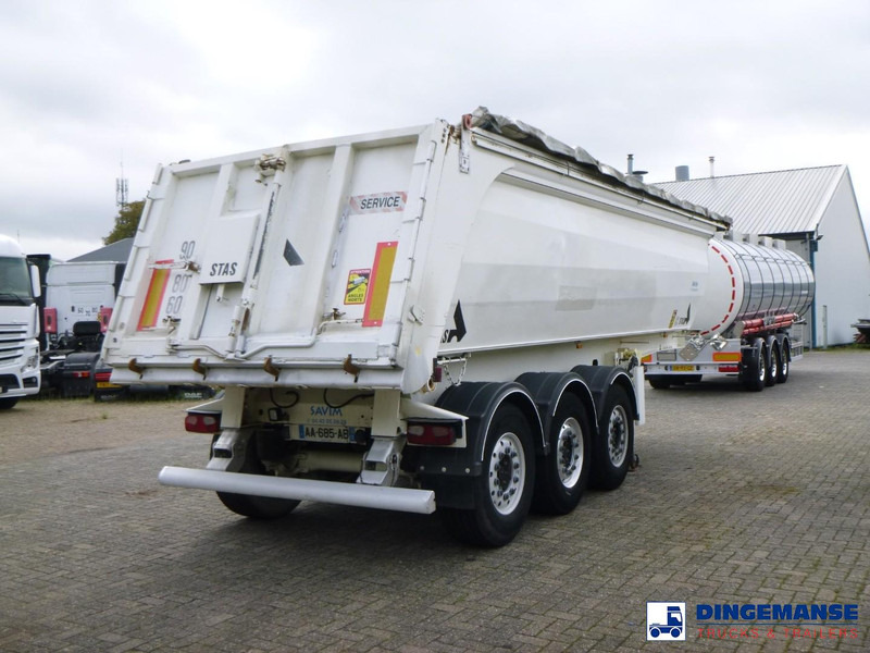 Stas Tipper trailer alu 25.5 m3 + tarpaulin - Gjysmë rimorkio vetëshkarkuese: foto 4 Stas Tipper trailer alu 25.5 m3 + tarpaulin - Gjysmë rimorkio vetëshkarkuese: foto 4