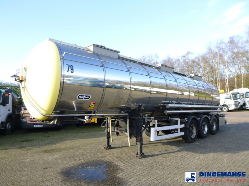 Van Hool Chemical tank inox 30 m3 / 3 comp - Rimorkio me bot: foto 1 Van Hool Chemical tank inox 30 m3 / 3 comp - Rimorkio me bot: foto 1