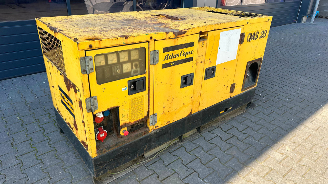 ATLAS Copco QAS 28 Yds BJ 1996 Elektro Stromgenerator Stromaggregat Notstrom - Set gjeneratori: foto 1 ATLAS Copco QAS 28 Yds BJ 1996 Elektro Stromgenerator Stromaggregat Notstrom - Set gjeneratori: foto 1