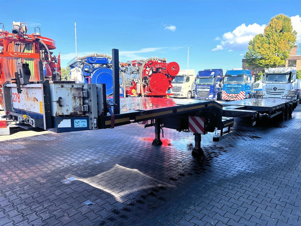 HRD 3-Achs Jumbo Tele Tieflader ausziehbar Lift+Lenk - Gjysmë rimorkio me plan ngarkimi të ulët: foto 5 HRD 3-Achs Jumbo Tele Tieflader ausziehbar Lift+Lenk - Gjysmë rimorkio me plan ngarkimi të ulët: foto 5