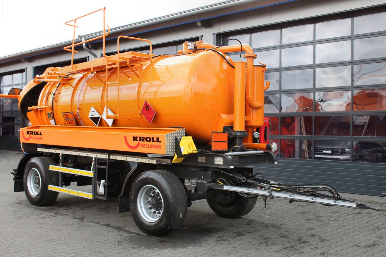 Kutschke 10m³ Kipper Saug u.Druck INOX +ADR/GGVS - Rimorkio me bot: foto 1 Kutschke 10m³ Kipper Saug u.Druck INOX +ADR/GGVS - Rimorkio me bot: foto 1