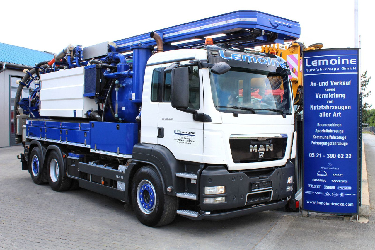 MAN TGS 28.440 6x2 Kroll 14,5m³ W-Rückgewinner KOMBI - Kamion me vakuum: foto 1 MAN TGS 28.440 6x2 Kroll 14,5m³ W-Rückgewinner KOMBI - Kamion me vakuum: foto 1