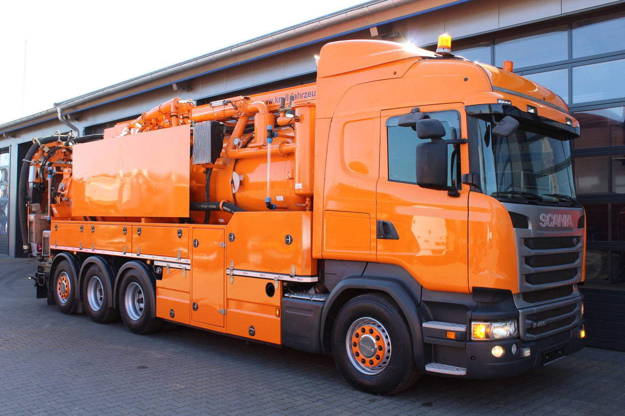 Scania R450 8x4 Kroll 19m³ Wasserrückgewinner Kombi-HD - Kamion me vakuum: foto 2 Scania R450 8x4 Kroll 19m³ Wasserrückgewinner Kombi-HD - Kamion me vakuum: foto 2