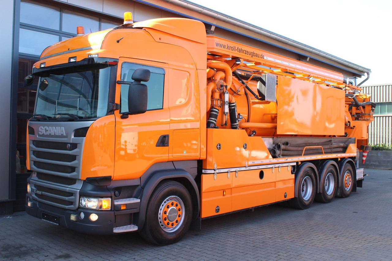 Scania R450 8x4 Kroll 19m³ Wasserrückgewinner Kombi-HD - Kamion me vakuum: foto 4 Scania R450 8x4 Kroll 19m³ Wasserrückgewinner Kombi-HD - Kamion me vakuum: foto 4