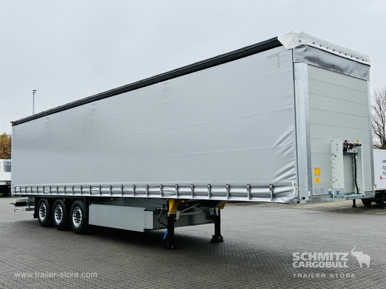 SCHMITZ Auflieger Curtainsider Standard - Gjysmë rimorkio me tendë: foto 1 SCHMITZ Auflieger Curtainsider Standard - Gjysmë rimorkio me tendë: foto 1