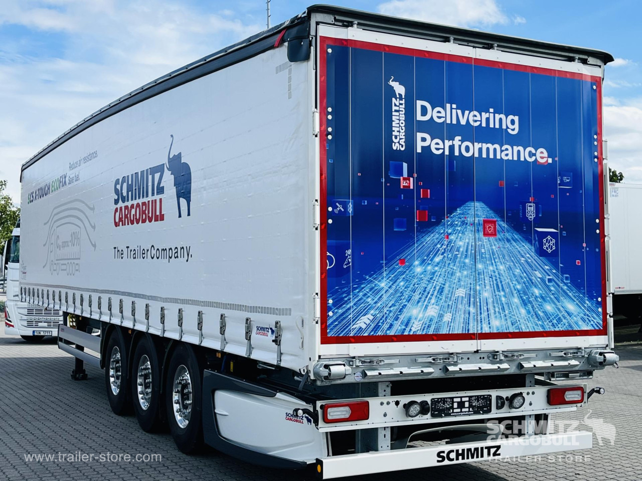 SCHMITZ Auflieger Curtainsider Standard - Gjysmë rimorkio me tendë: foto 1 SCHMITZ Auflieger Curtainsider Standard - Gjysmë rimorkio me tendë: foto 1
