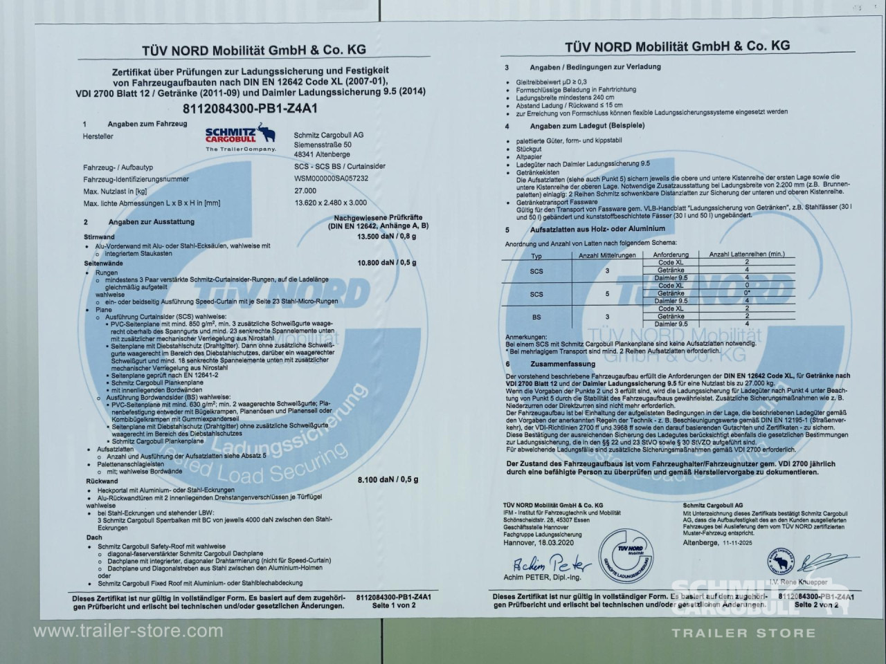SCHMITZ Auflieger Curtainsider Standard - Gjysmë rimorkio me tendë: foto 4 SCHMITZ Auflieger Curtainsider Standard - Gjysmë rimorkio me tendë: foto 4