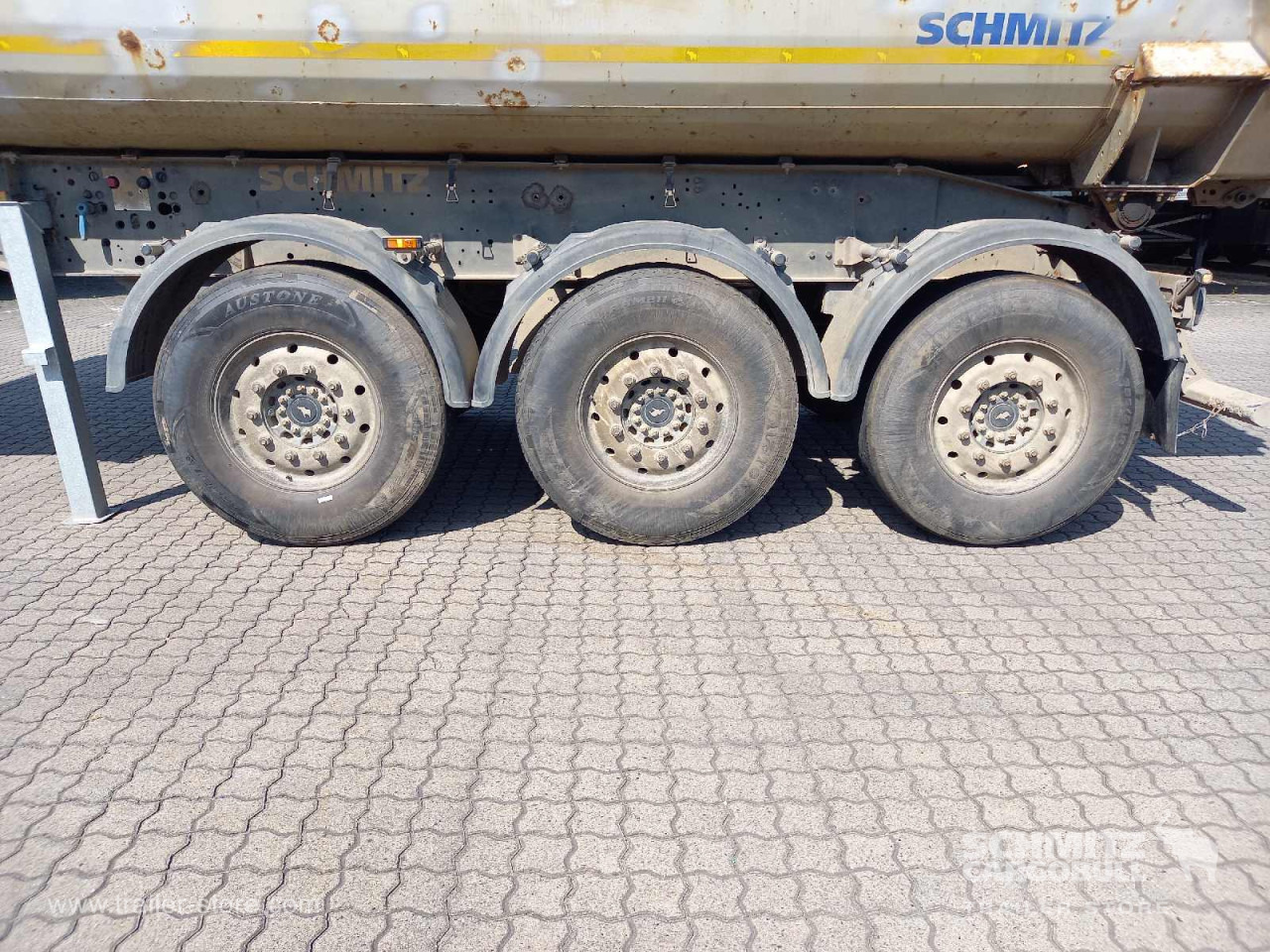 SCHMITZ Auflieger Kipper Stahlrundmulde 25m³ - Gjysmë rimorkio vetëshkarkuese: foto 2 SCHMITZ Auflieger Kipper Stahlrundmulde 25m³ - Gjysmë rimorkio vetëshkarkuese: foto 2
