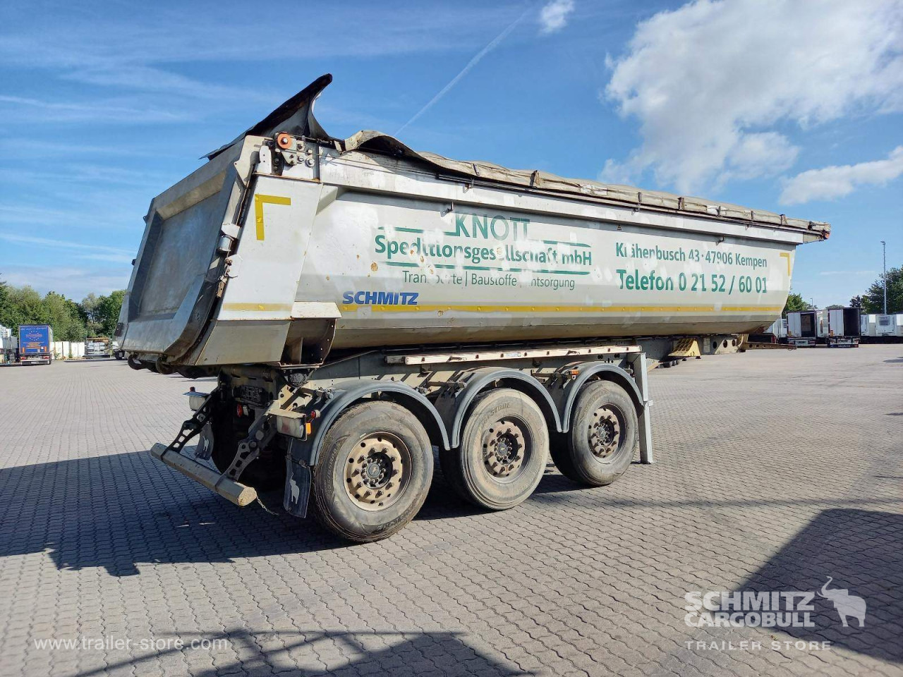 SCHMITZ Auflieger Kipper Stahlrundmulde 25m³ - Gjysmë rimorkio vetëshkarkuese: foto 5 SCHMITZ Auflieger Kipper Stahlrundmulde 25m³ - Gjysmë rimorkio vetëshkarkuese: foto 5