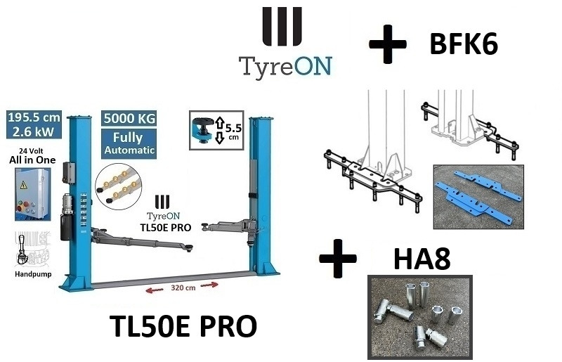 2 columns car lift 5T + base reinforcement kit - Pajisjet e ofiçinës: foto 1 2 columns car lift 5T + base reinforcement kit - Pajisjet e ofiçinës: foto 1