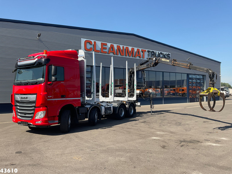 DAF FAD XF 530 8x4 Holzkran - Kamion me vinç: foto 1 DAF FAD XF 530 8x4 Holzkran - Kamion me vinç: foto 1