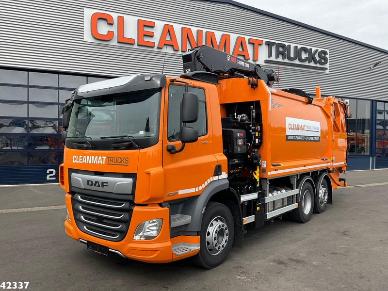 DAF FAN CF 340 Hiab 23 Tonmeter laadkraan - Kamion mbeturinash: foto 2 DAF FAN CF 340 Hiab 23 Tonmeter laadkraan - Kamion mbeturinash: foto 2