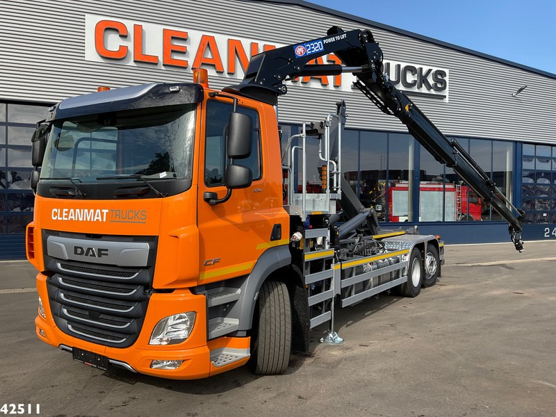 DAF FAN CF 430 HMF 23 Tonmeter laadkraan - Kamion vetëngarkues, Kamion me vinç: foto 1 DAF FAN CF 430 HMF 23 Tonmeter laadkraan - Kamion vetëngarkues, Kamion me vinç: foto 1