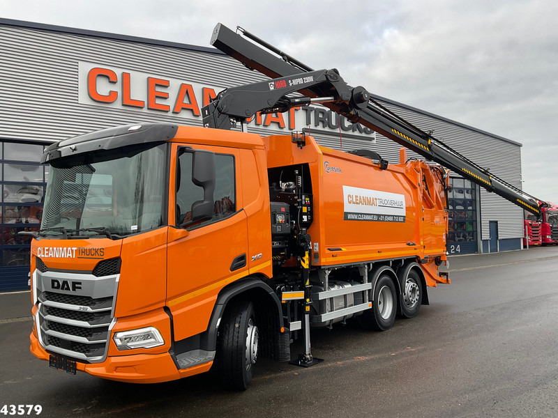 DAF FAN XD 340 Hiab 23 Tonmeter laadkraan - Kamion mbeturinash: foto 1 DAF FAN XD 340 Hiab 23 Tonmeter laadkraan - Kamion mbeturinash: foto 1